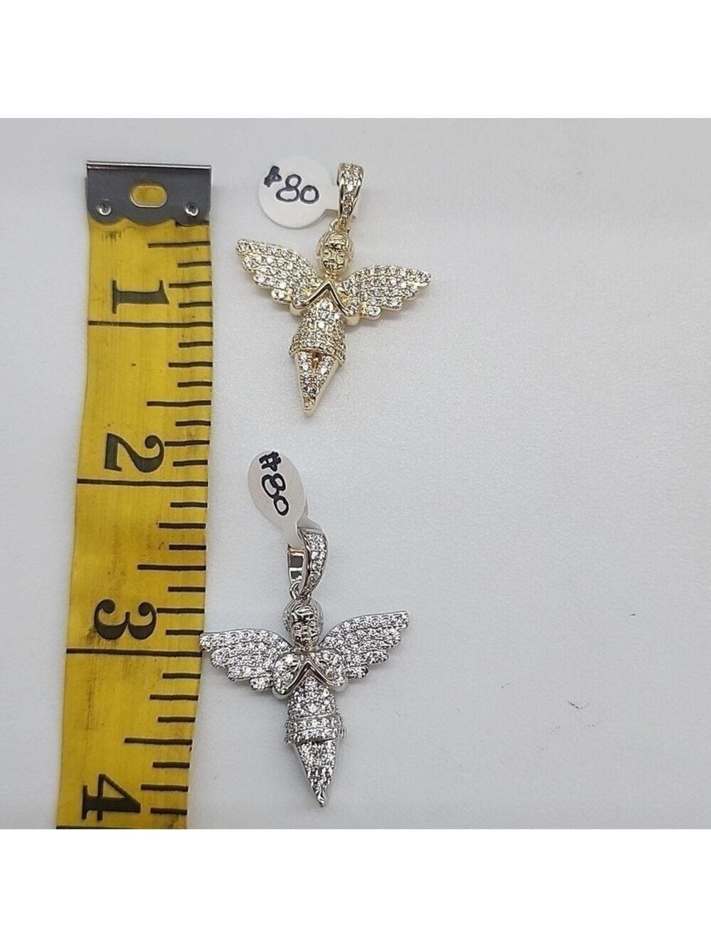 Heavenly Praying Angel Pendant – 925 Sterling Silver - Picture 4 of 4